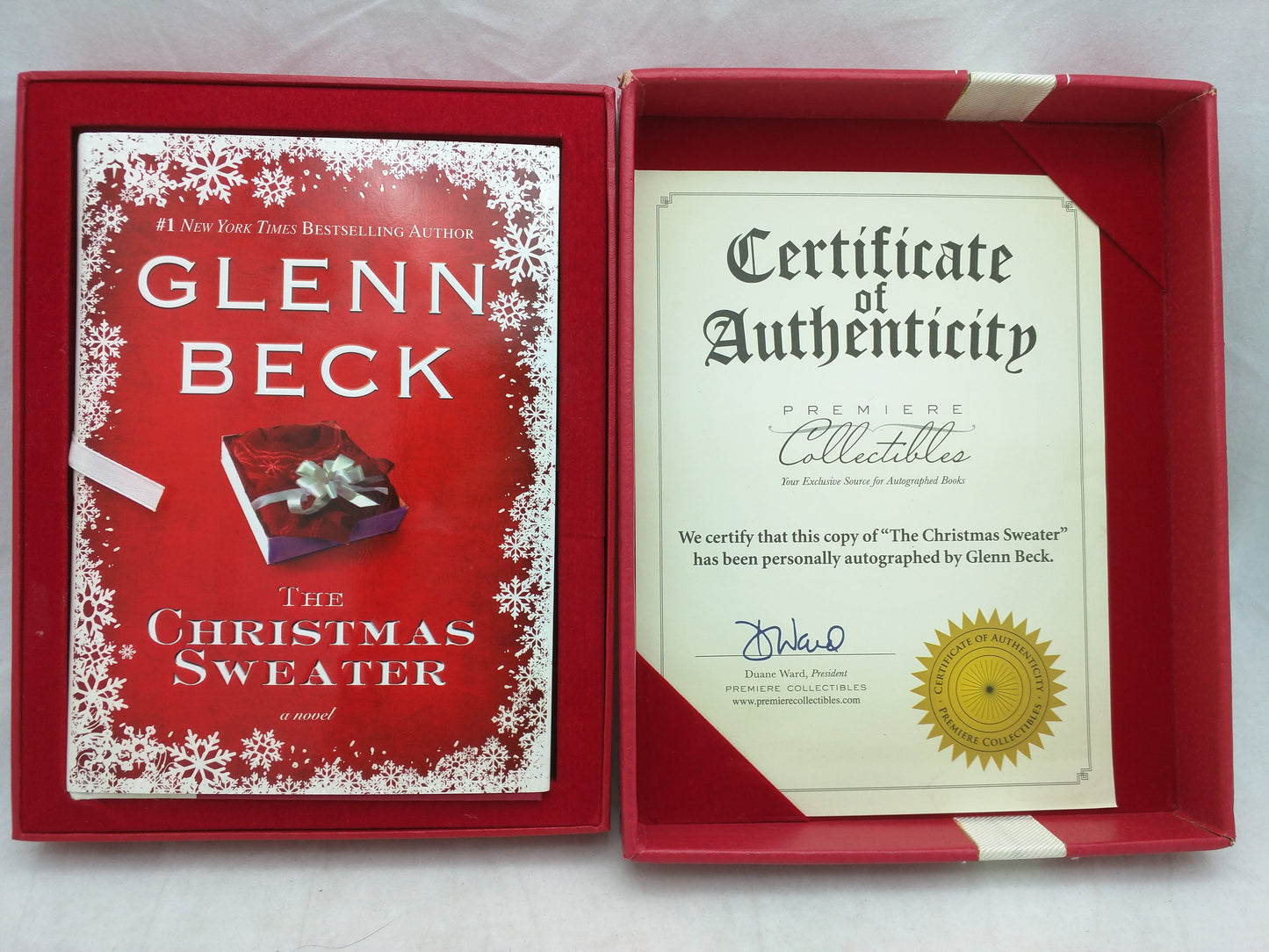 Signed By Glenn Beck The Christmas Sweater Boxed