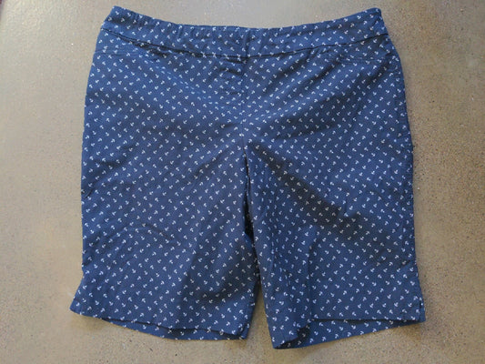22 Dalia Womens Shorts Anchor polka dot dark blue Plus  Used