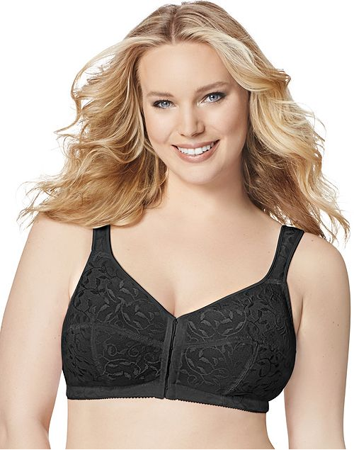 1107 Jms Just My Size Easy-On Front Close Bra