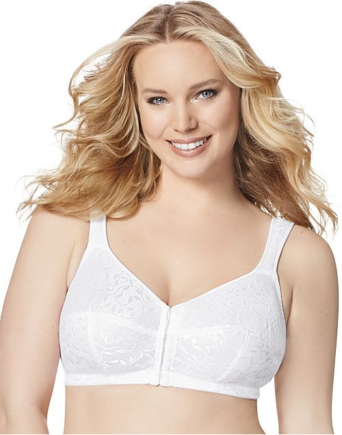 1107 Jms Just My Size Easy-On Front Close Bra